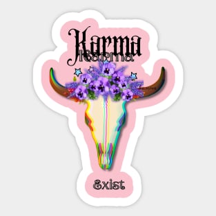 Attraction’s law karma Sticker